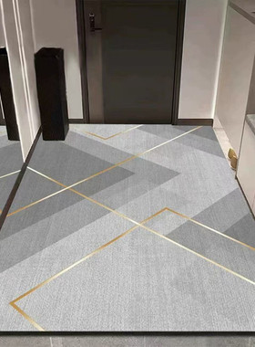 地垫入户门垫进门门口脚垫厨房免洗可擦pvc家用玄关防滑垫子地毯