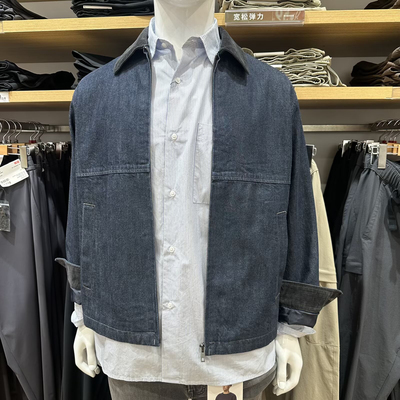 外套男女装休闲拉链短茄克外套巴恩风翻领夹克478230 480827