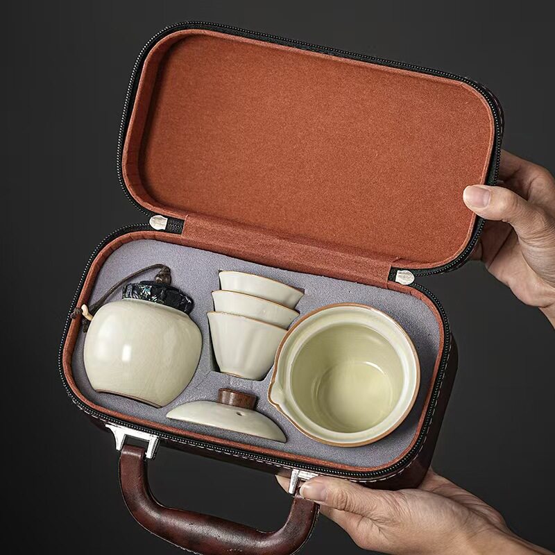 汝窑旅行茶具套装2226