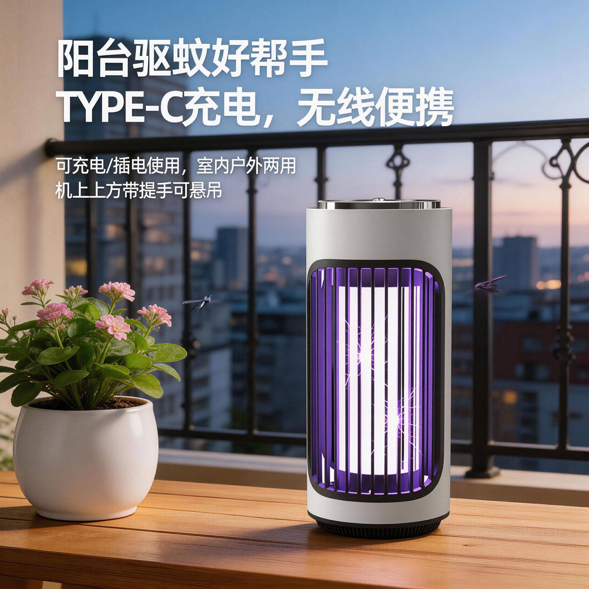 家用户外二合一灭蚊灯
