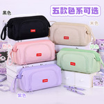 开学季学校幼儿园大容量多层笔袋多功能手提文具盒简约学生铅笔盒