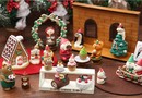 猫圣诞节蛋糕圣诞老人小动物家居装 日式 饰品礼品桌面摆件