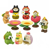 春日花园派对 三毛猫望远镜猫日式 猫ZAKKA创意摆件