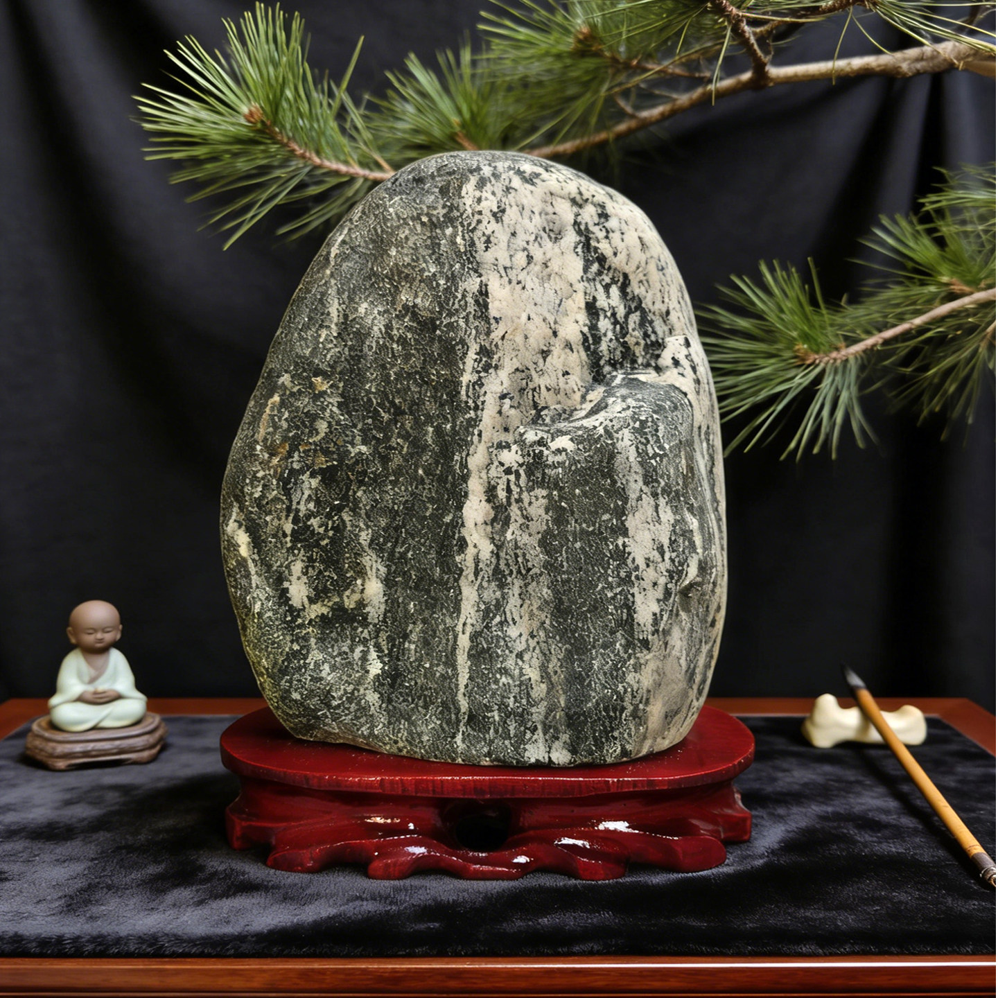 天然泰山石桌面摆件泰山石敢当原石靠山石镇宅工艺品家居风水石,家居饰品,装饰摆件,淘宝优惠券,粉丝福利购,淘宝优惠卷