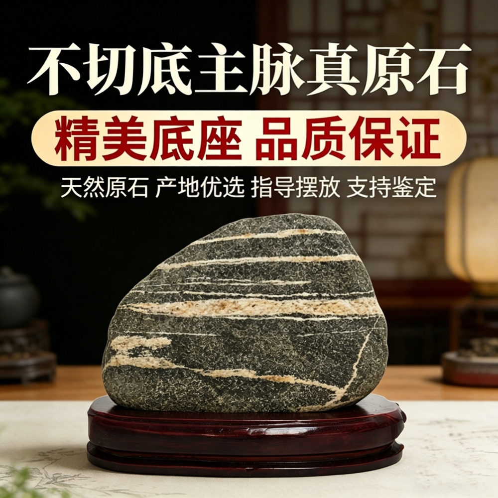 不切底泰山石敢当靠山石正宗天然石头宅送领导长辈补缺角原石摆放