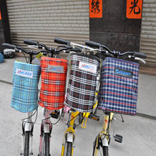 Panier pour vélo en toile - Ref 2259806 Image 1