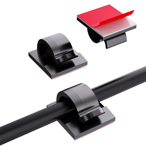 汽车用走线卡排线 车载行车记录仪电线布线卡扣 固定线理线器夹扣