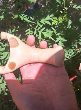油茶树原叉动力飞虎弓原皮造型原滋原味纯手工精准户外弹弓送皮筋