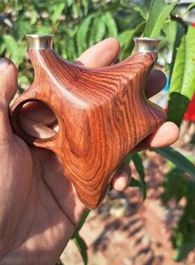 黄花梨天雀70弓门15撑头快压免绑弹弓手感好精度高户外用比赛用弓