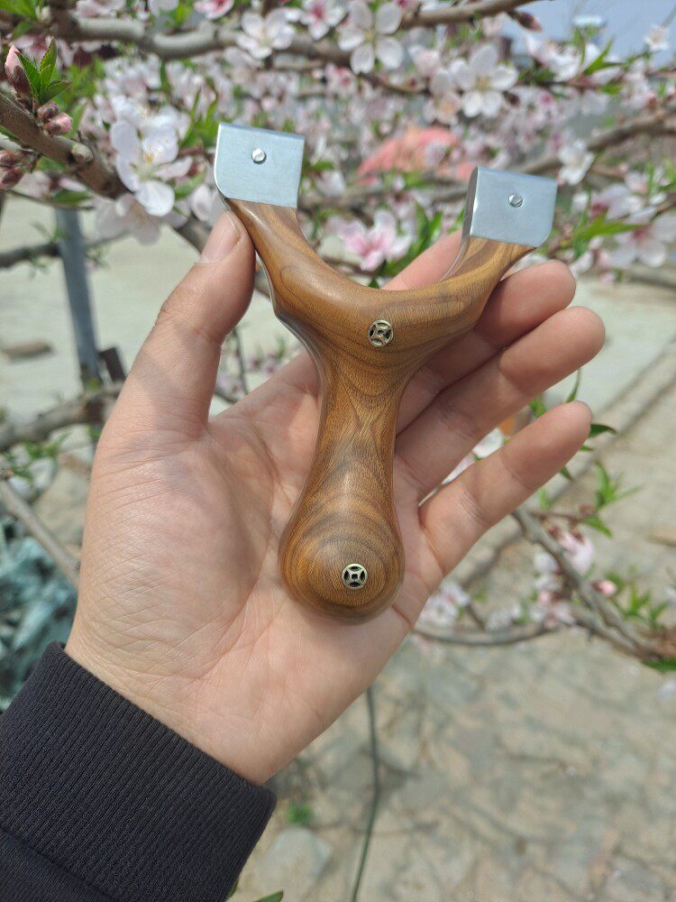 绿檀木免绑夹山弹弓竞技比赛用弓89弓门经典款式纯手工店主推荐弓
