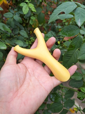 小叶黄杨75弓门手工刀锋户外使用原木无漆弹弓可把玩实战名木弹弓
