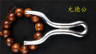 钛钢冷弯飞虎弹弓 镜面抛光户外运动休闲钢飞虎弓 传统怀旧玩具