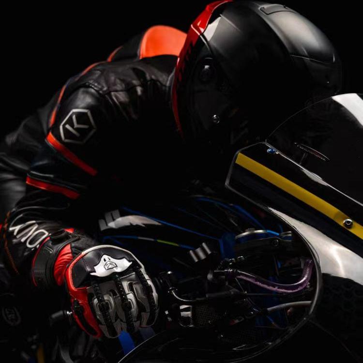 英国KNOX外骨骼手套5代竞技袋鼠皮BOA旋钮锁防摔机械防护手套现货