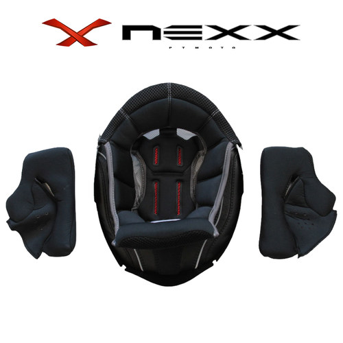葡萄牙NEXX 拉力揭面盔复古盔原厂内衬黑金碳纤维全盔XR2通用内衬