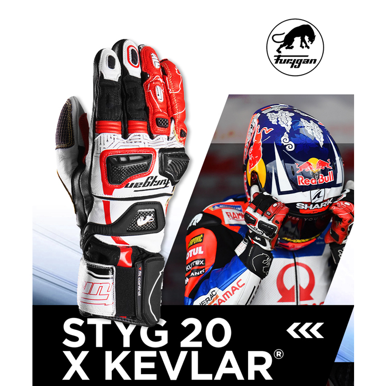凯夫拉加强摩托赛车赛道竞技手套