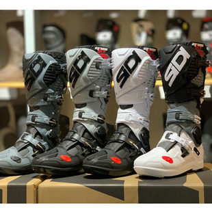 SIDI Crossfire 3SRS交火3越野摩托车林道靴滑胎靴骑行拉力靴男