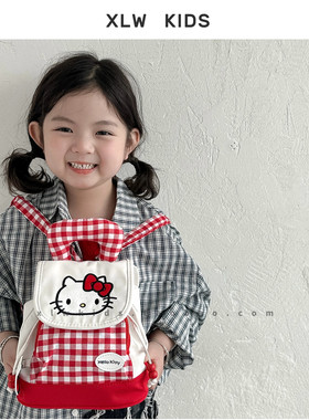 ins风HT小猫超萌可爱儿童双肩包小朋友背包卡通少女出游女童书包