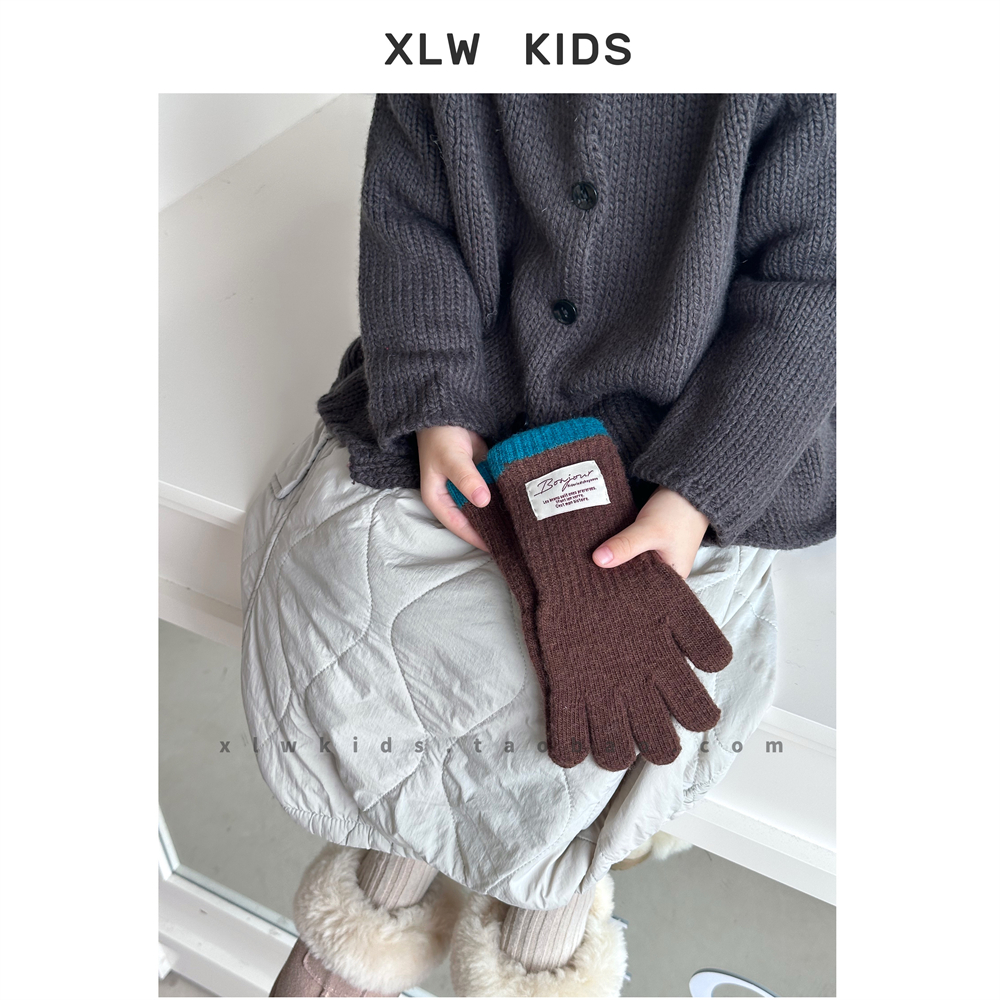 ins风秋冬新款儿童手套