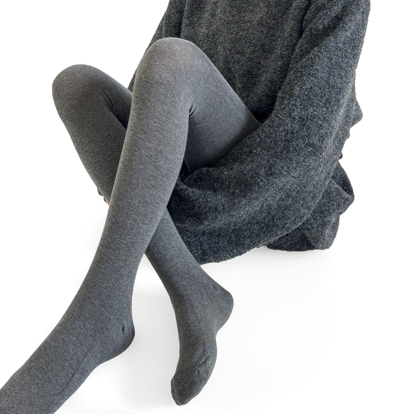 秋冬薄绒美拉德色系连裤袜