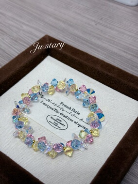 原创设计款施华洛爆闪横孔珠超显白百搭送礼首选