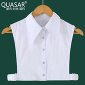 饰领 毛衣卫衣搭配领大翻领装 2025秋冬新款 百搭假领子大尖领女衬衫