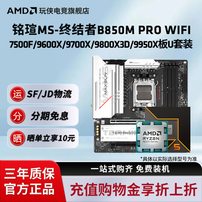 铭瑄终结者B850MPROWIFI板U套装