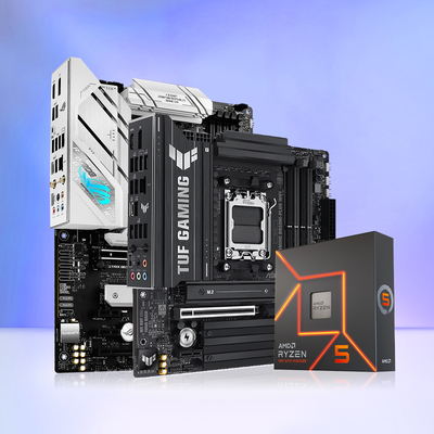 AMD锐龙R5 7600X盒装搭华硕B650M 吹雪 B850M 重炮手 主板CPU套装