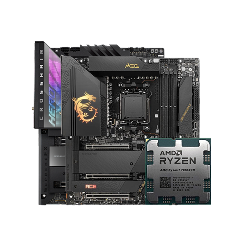 AMD銳龍7 9700X/7800X3D/9800X3D套裝華碩B850M重炮手主板CPU套裝