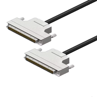 SCSI公对公100P信号线端子台导轨中继器采集卡连接线数据线