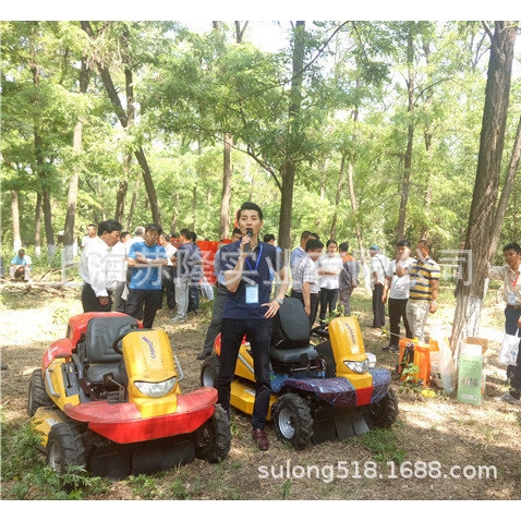 筑水牌9GZ-221四驱割草机 坐骑式草坪车 斜坡割草机 果园锄草机