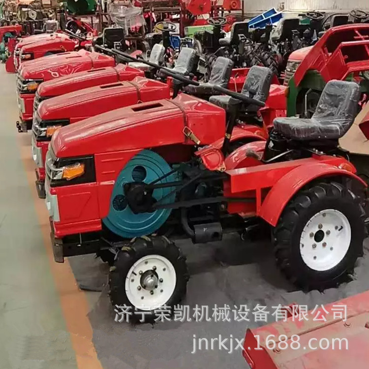 四驱低矮小四轮 大棚王果园旋耕管理机 林业除草施肥开沟机