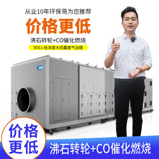 工业有机废气处理催化燃烧装置 沸石转轮RCO一体式催化燃烧设备