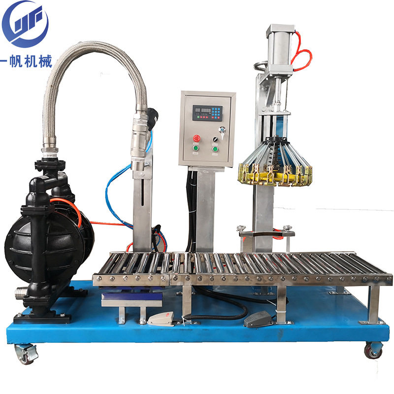 液体涂料油漆乳液自动过滤称重压盖一体机 过滤灌装机 称重灌装机,机械设备,涂装设备,淘宝优惠券,粉丝福利购,淘宝优惠卷