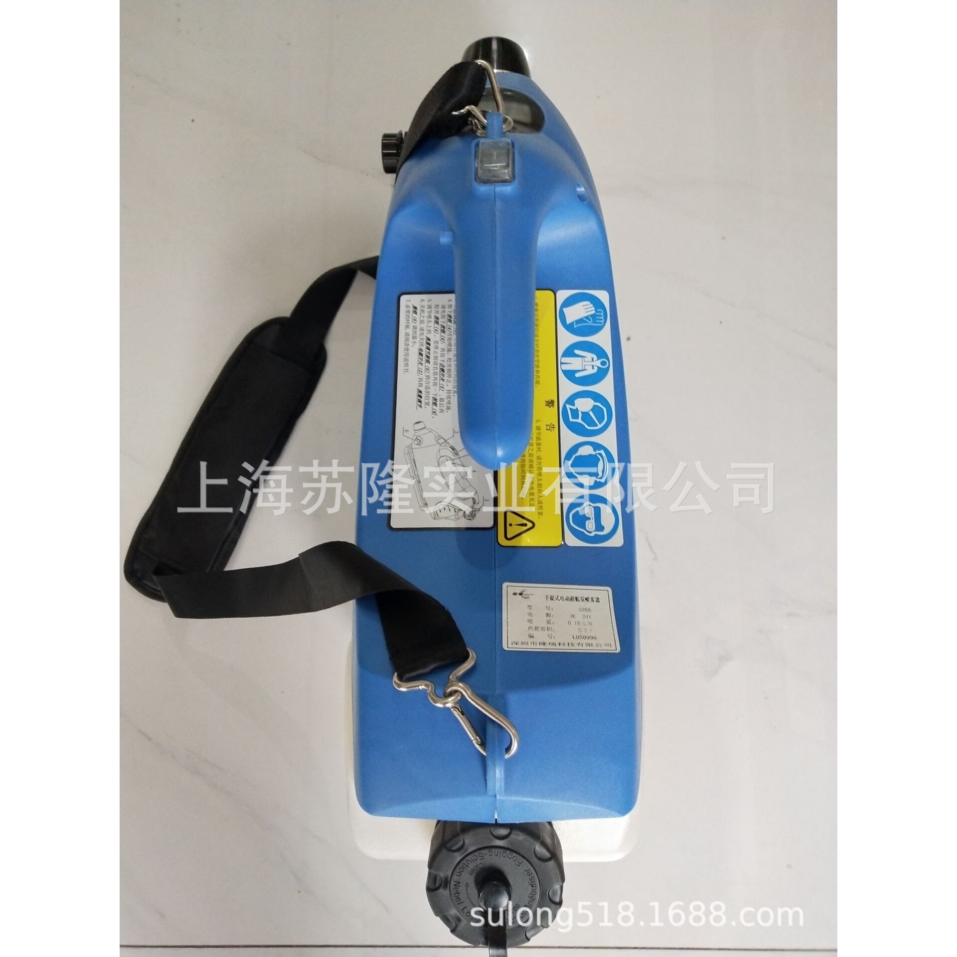 隆瑞手提式蓄电池喷雾器528B充电式电动超低容量喷雾器喷雾机