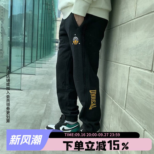 阿迪达斯跑步束脚健身刺绣男裤
