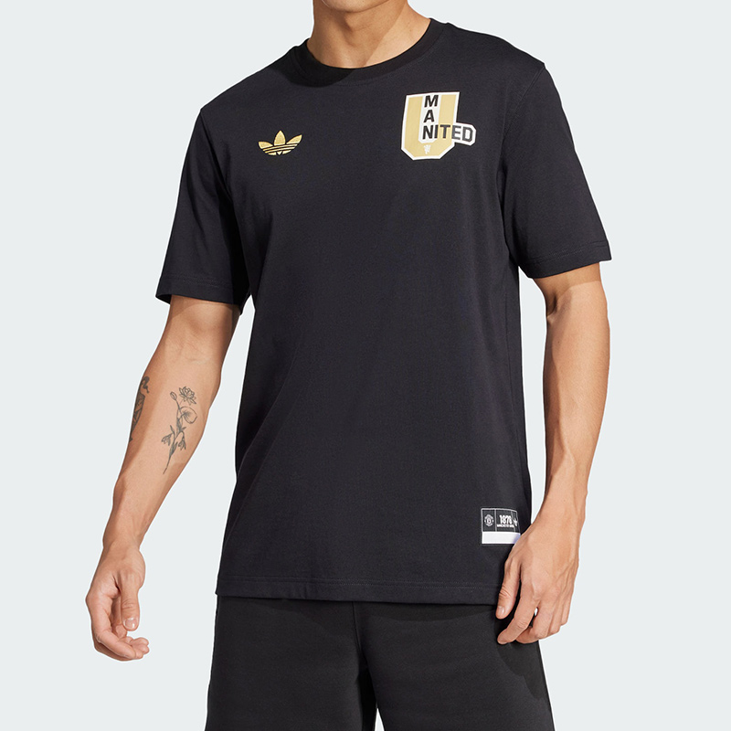 阿迪达斯男款休闲运动短袖