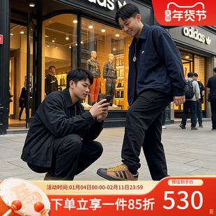 阿迪达斯三叶草男鞋春季新款王安宇同款经典贝壳头板鞋休闲运动鞋