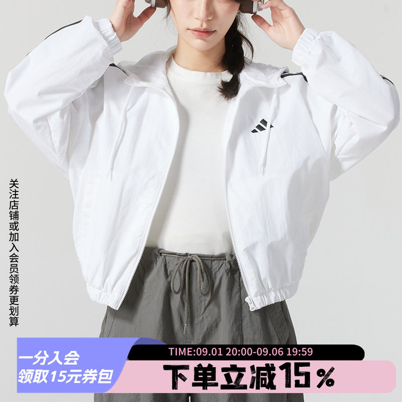 阿迪达斯2025春季新款女装夹克图片