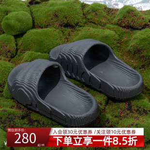 男鞋 休闲沙滩鞋 女鞋 款 轻便一字拖HP6522 夏季 Adidas阿迪达斯拖鞋