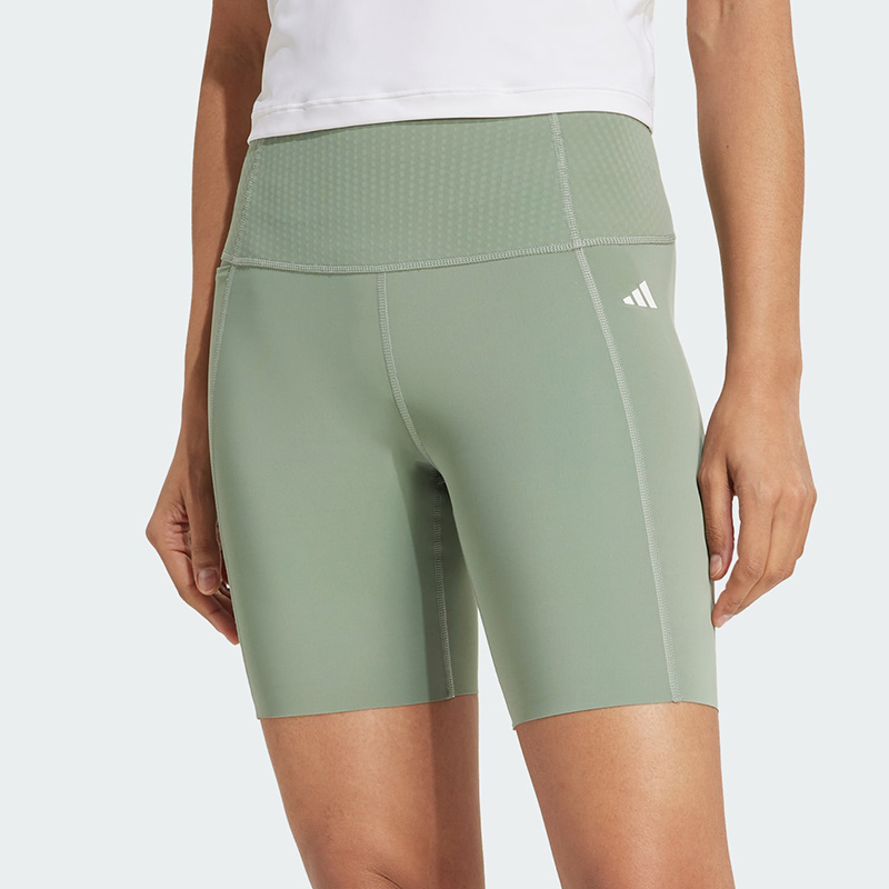 阿迪达斯女款紧身运动短裤