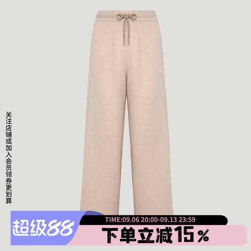 阿迪达斯三叶草女款宽松运动裤
