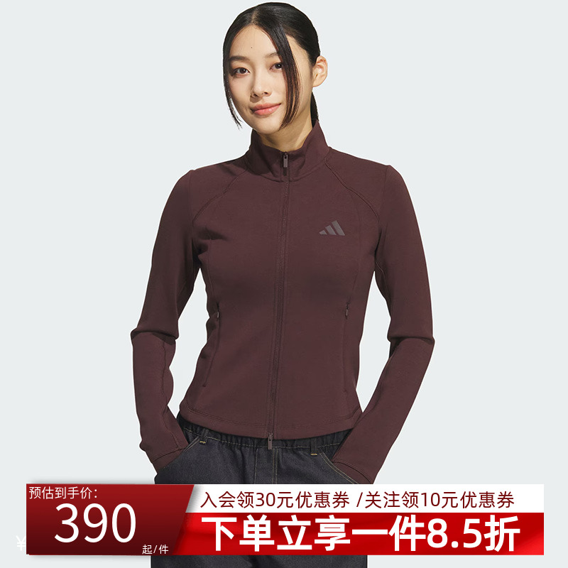 阿迪达斯女款修身夹克外套