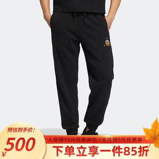 运动裤 长裤 秋季 黑色休闲束脚裤 HS7301 新款 阿迪达斯三叶草男裤