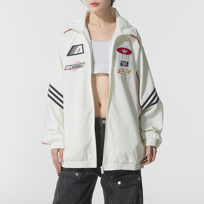 阿迪达斯三叶草女款宽松夹克
