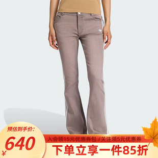 秋季 运动喇叭裤 新款 DENIM牛仔修身 KE9803 SLIM 阿迪达斯三叶草女裤