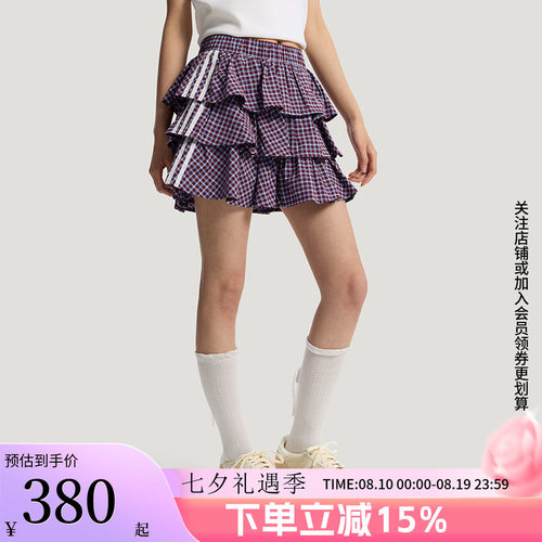 阿迪达斯三叶草女款运动短裙