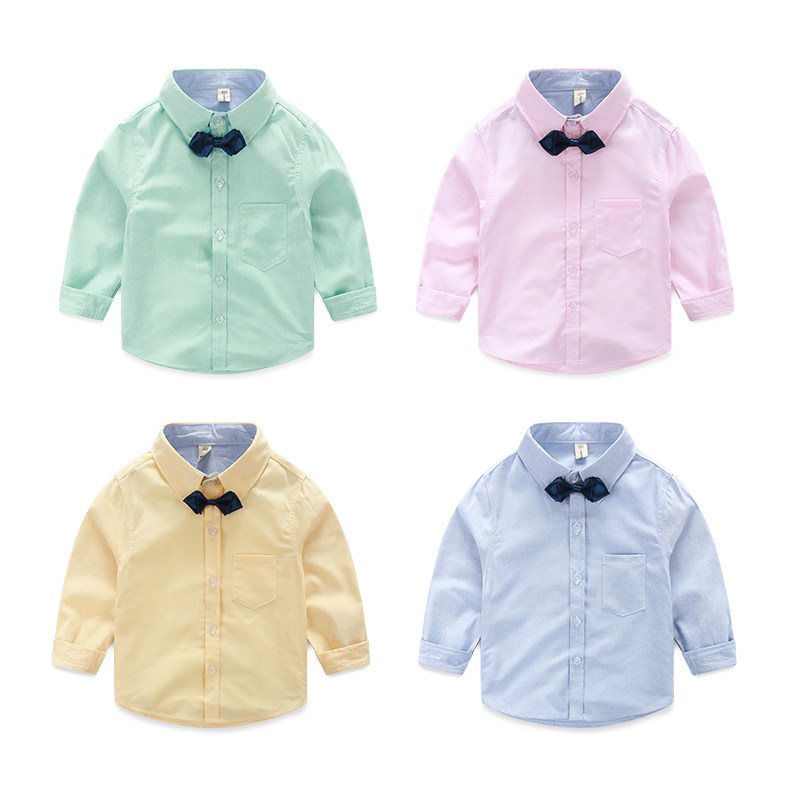 Chemise garcon à manche longue - Ref 2074195 Image 1