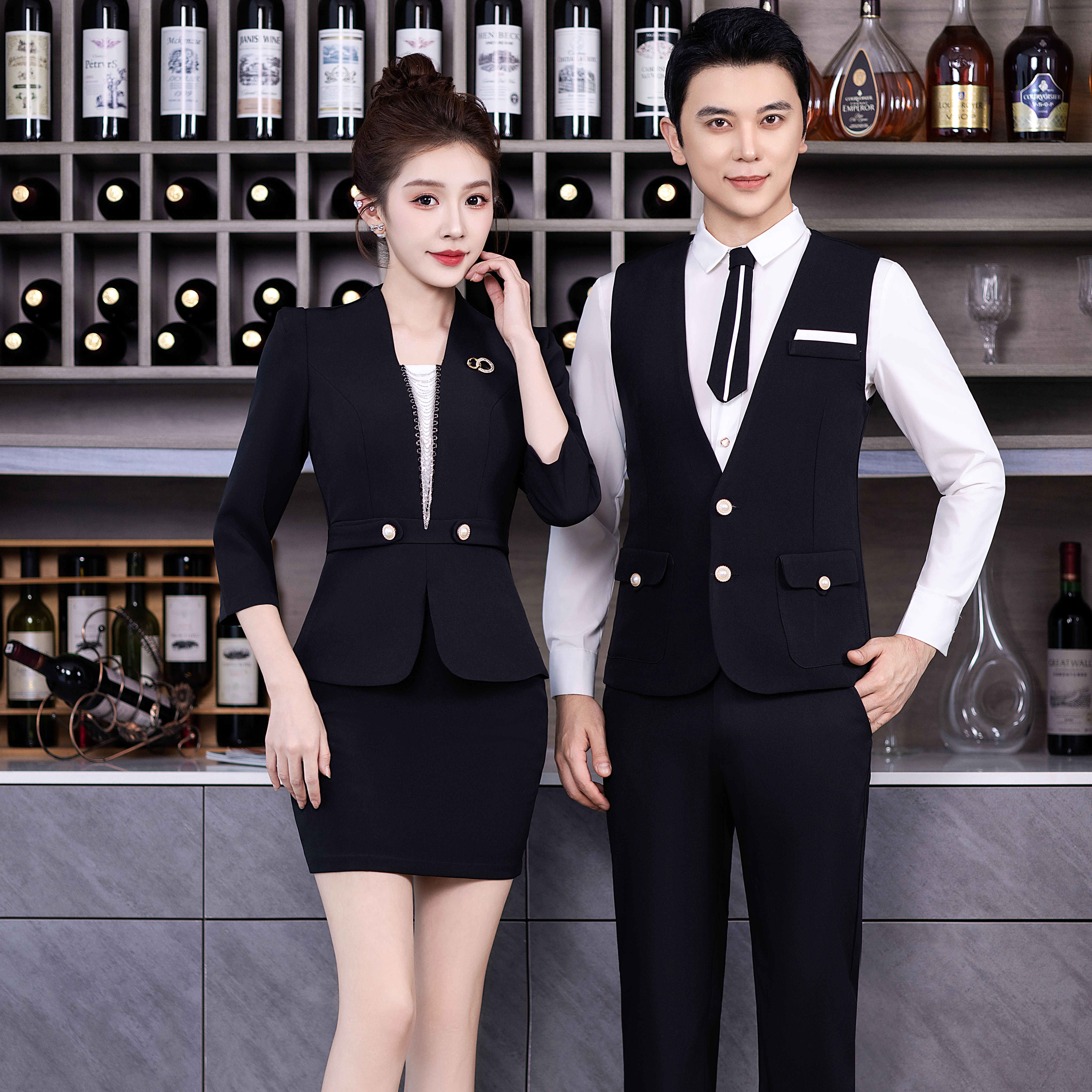 KTV公主服酒店夜场新款工装套装图片