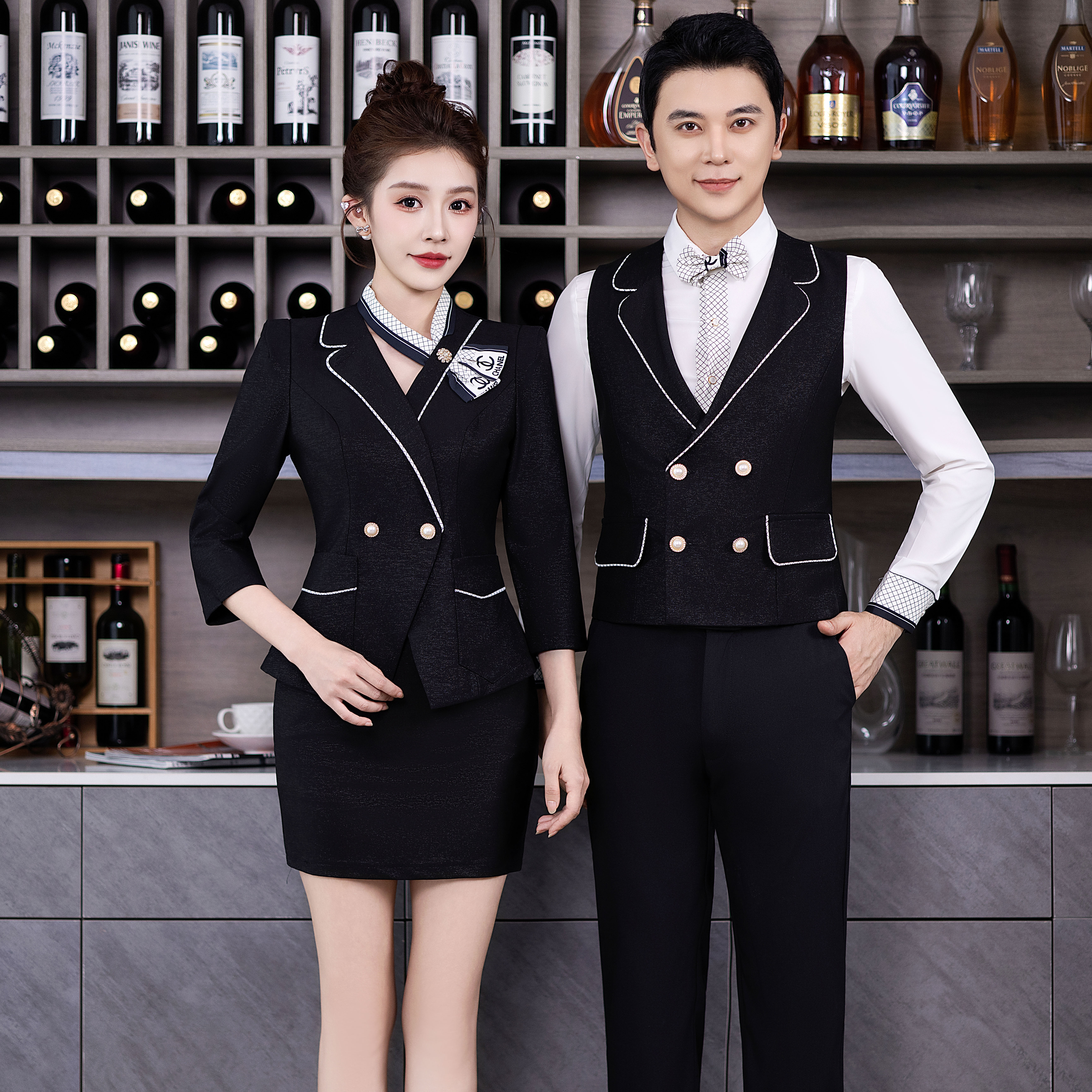 秋冬夜场KTV公主服服务员工作服
