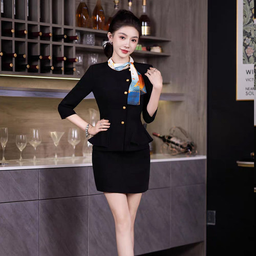 ktv公主服制服套装足疗技师工装